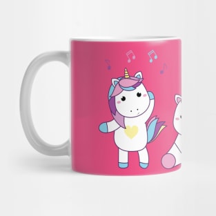 Three baby unicorns Mug